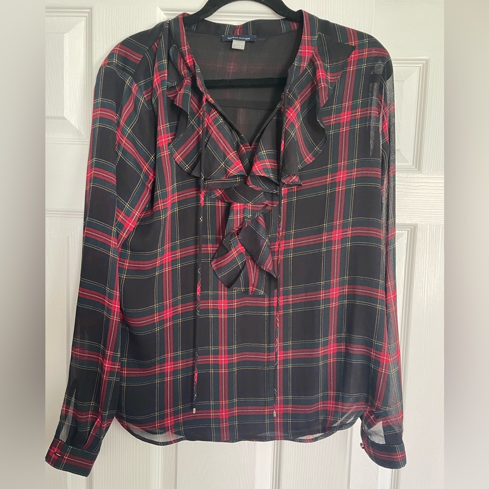 Tommy Hilfiger Plaid Blouse